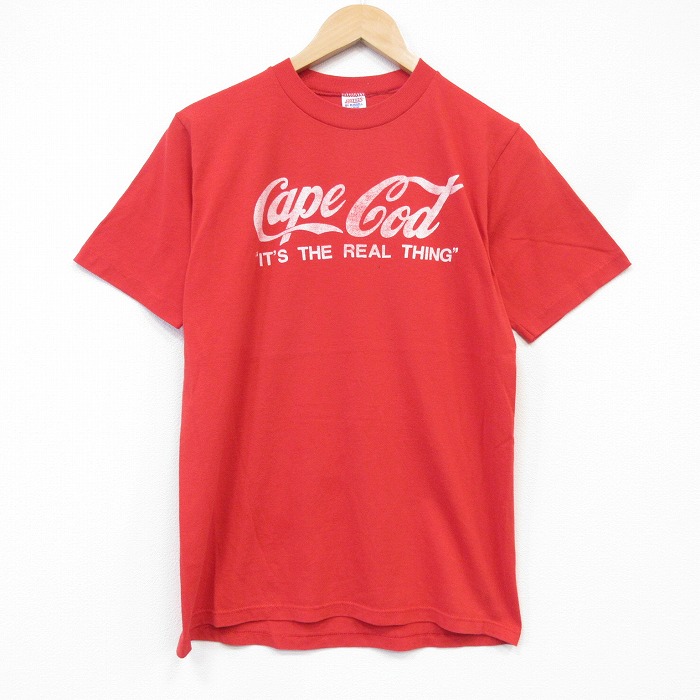 ジャージーズ 80s 半袖Tシャツ ケープコッド レッド M | 古着 26aug28