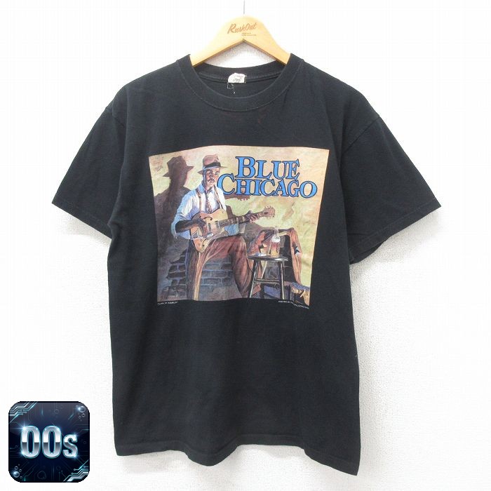 【50%OFF】00s 半袖Tシャツ クラークランブラー ブラック L | 古着