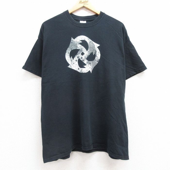 【50%OFF】XL★古着 半袖 ビンテージ ロック バンド Tシャツ メンズ 00年代 00s スティーヴウィンウッド 大きいサイズ コットン クルーネック 黒 ブラック 25jul10 中古