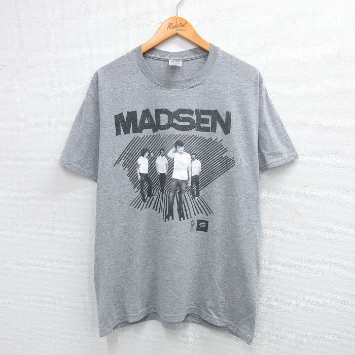 フルーツオブザルーム 00s 半袖Tシャツ マッドセン グレー L | 古着