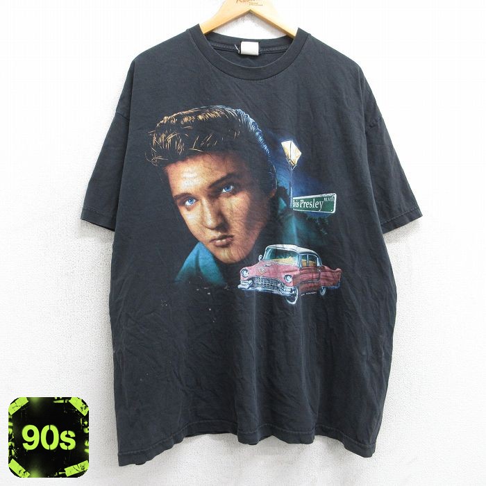 古着通販 XL☆古着 半袖 ビンテージ ロック バンド Tシャツ メンズ 90