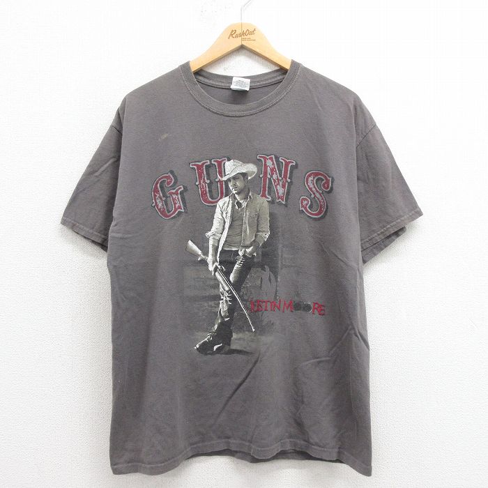00s 半袖Tシャツ ジャスティンムーア グレー L | 古着