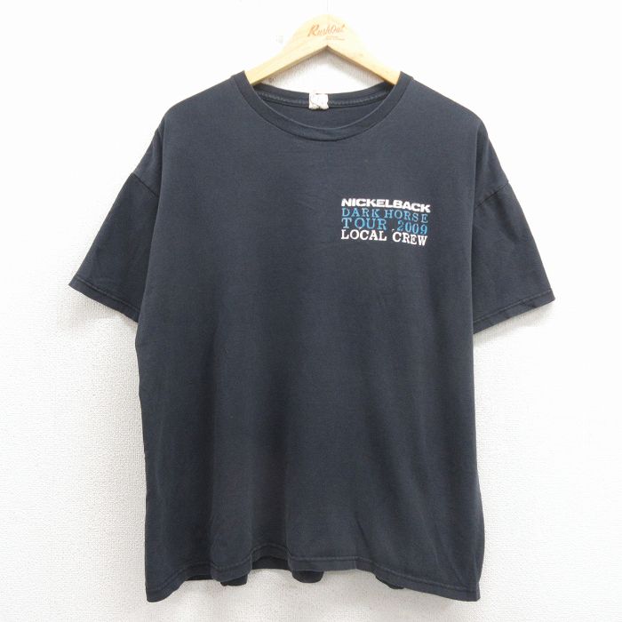 ニッケルバック 00s 半袖Tシャツ ブラック XL | 古着