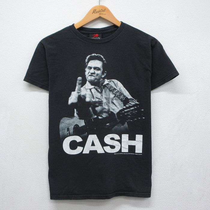 【20％OFF】00s 半袖Tシャツ ジョニーキャッシュ ブラック メンズM相当 | 古着