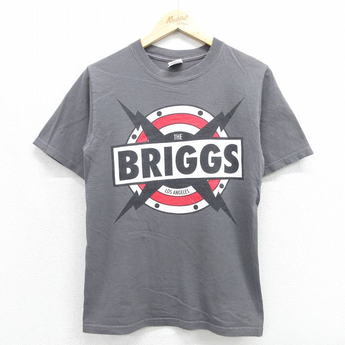 00s 半袖Tシャツ ザブリッグス グレー メンズS相当 | 古着