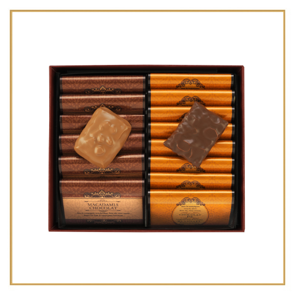マカデミアショコラ＆リーフパイショコラ<マカデミアショコラ×６、リーフパイショコラ×８計14個入り>