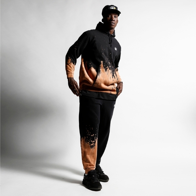 最終値下げ　FADED BLEACH HOODIE / ASH THE SUGAR PUNCH - 【ラスト1点】[BLEACH / ブリーチ] TBLM24AM003