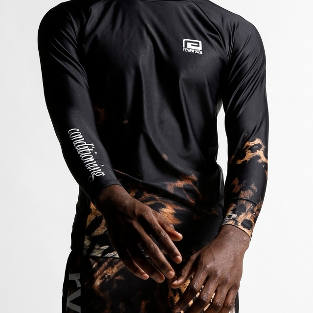 LEOPARD LONG RASH GUARD rvddw ONLINE STORE