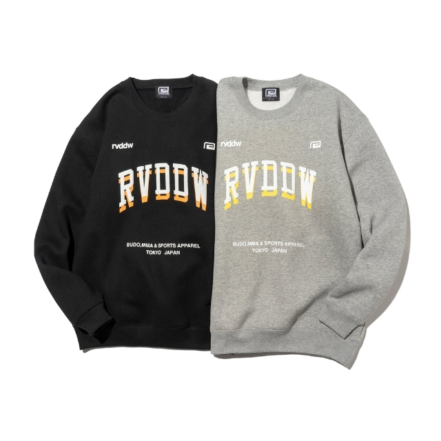 DOUBLE LOGO SWEAT CREW NECK
