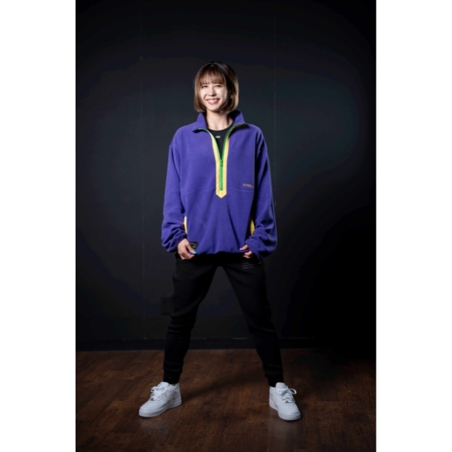 HALF ZIP COLOR FLEECE JACKET rvddw ONLINE STORE