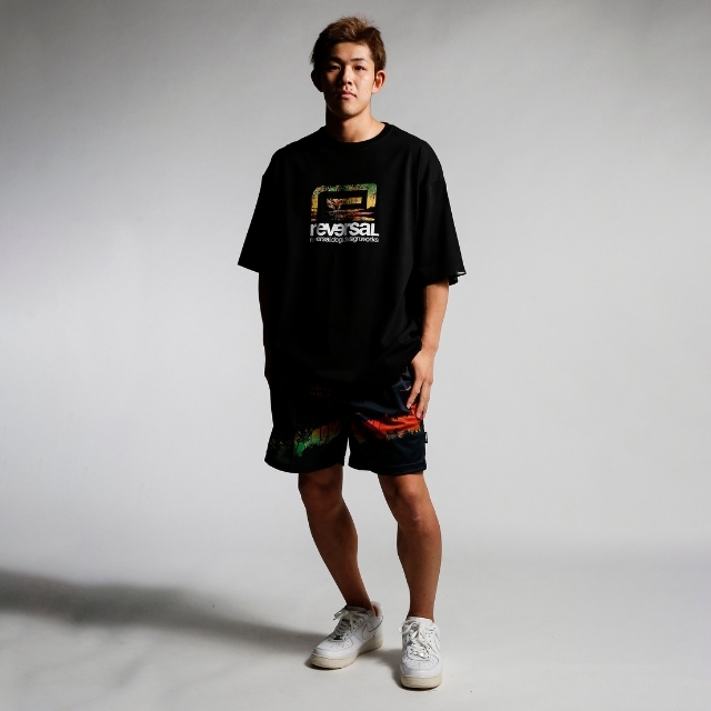 RESORT BIG MARK OVER SIZE COTTON TEE rvddw ONLINE STORE