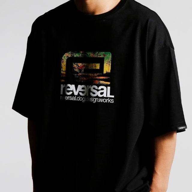 RESORT BIG MARK OVER SIZE COTTON TEE rvddw ONLINE STORE