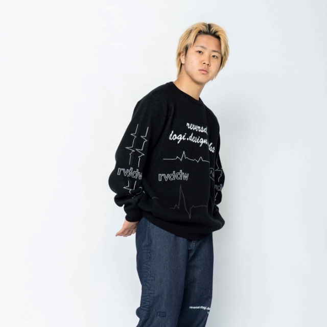 JIMWAG ECG スウェット ECG HIGH GAUGE KNIT CREW NECK rvddw ONLINE STORE