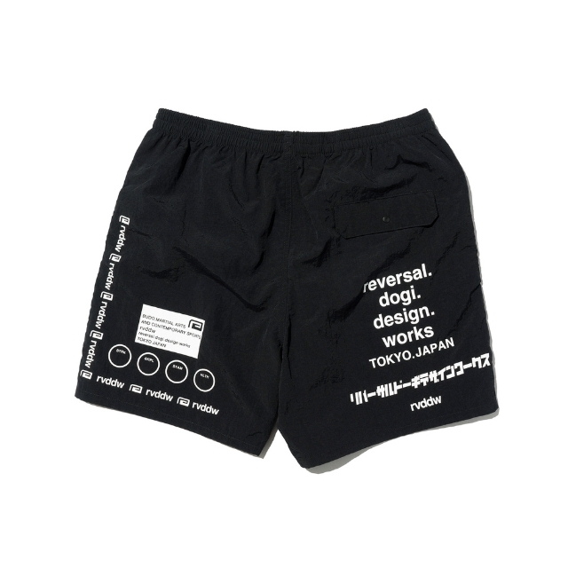 MULTI LOGO NYLON SHORTS rvddw ONLINE STORE