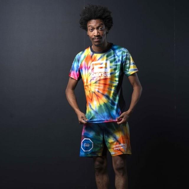TIE DYE FIGHT SHORTS（SHORT LENGTH / NO POCKET） rvddw ONLINE STORE