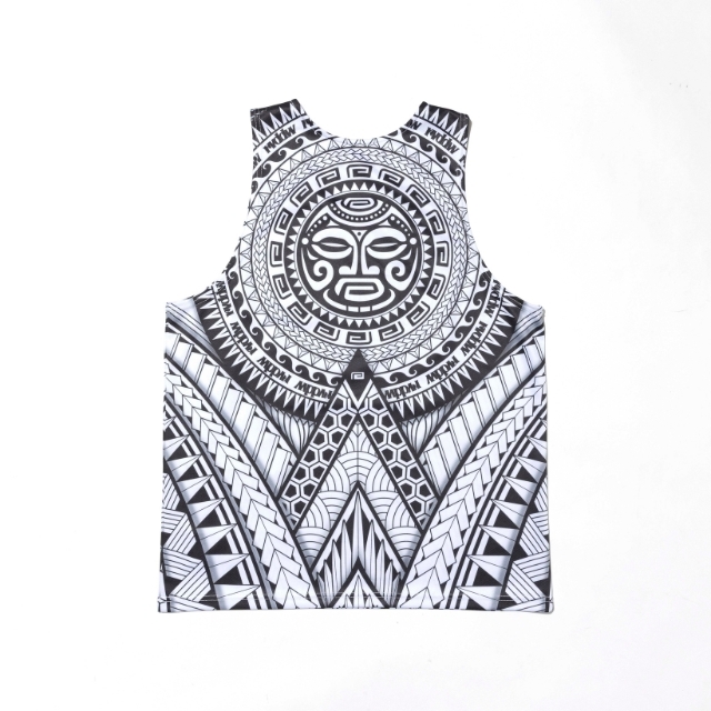 TRIBAL PATTERN MESH TANK TOP rvddw ONLINE STORE