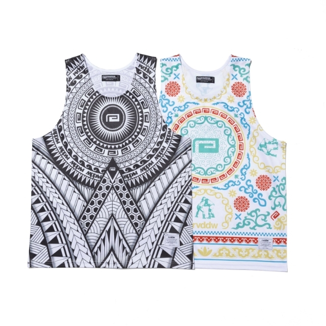 TRIBAL PATTERN MESH TANK TOP rvddw ONLINE STORE