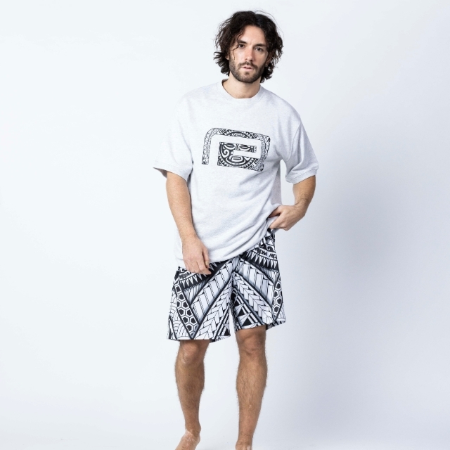 TRIBAL PATTERN MESH SHORTS rvddw ONLINE STORE