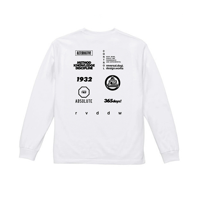 格闘技 RVDDWリバーサル トレーナー Mサイズ 白 REVARSAL MULTI LOGO LONG TEE rvddw ONLINE STORE