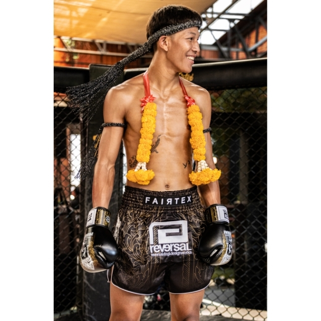 Fairtex x reversal MUAY THAI SHORTS－Spirit of Wai Kru Edition