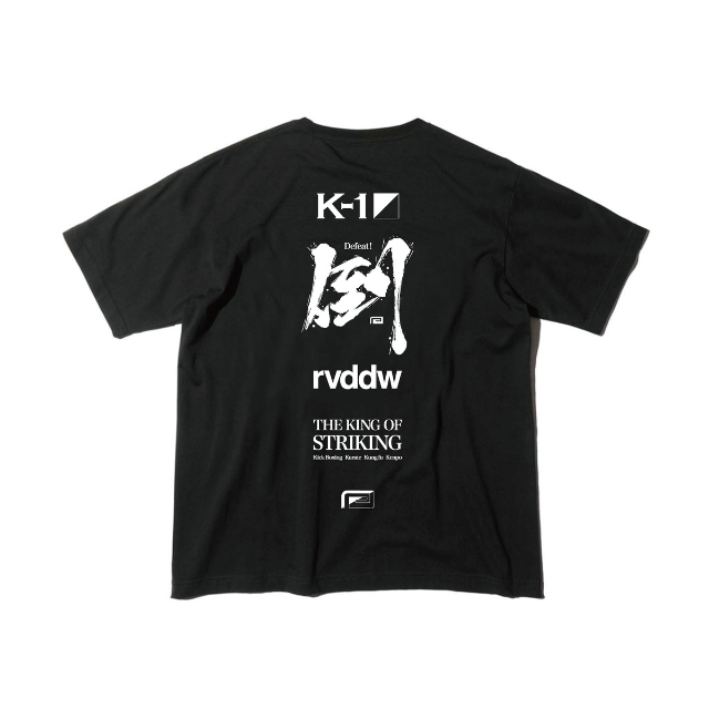 K-1 × rvddw DEFEAT COTTON TEE rvddw ONLINE STORE