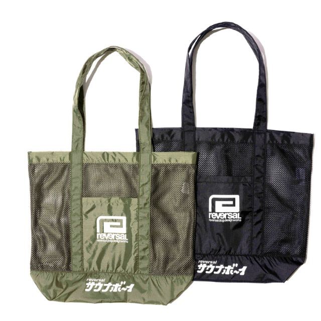 サウナボーイ × rvddw MESH TOTE BAG