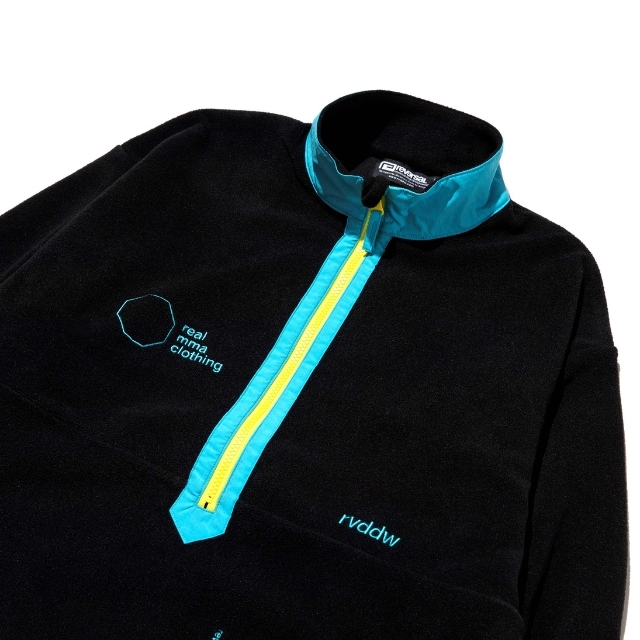 EMBROIDERY HALF ZIP COLOR FLEECE JACKET rvddw ONLINE STORE