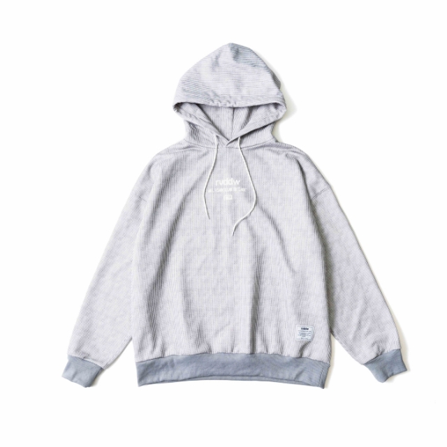 SASHIKO PATTERN SWEAT HOODIE