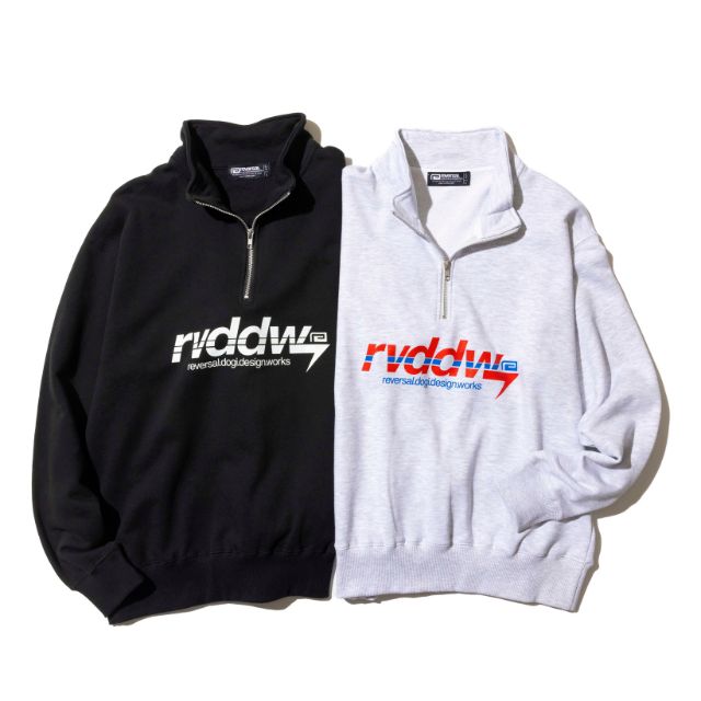 CIRCUIT LOGO HALF ZIP SWEAT SHIRTS
