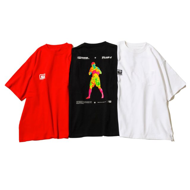 サウナボーイ × rvddw THERMOGRAPHY POCKET TEE