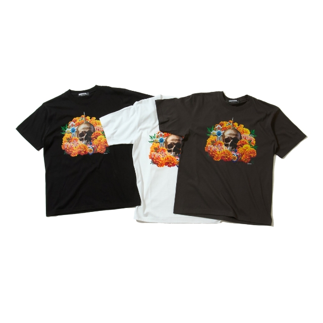 MARIGOLD SKULL rvddw COTTON TEE