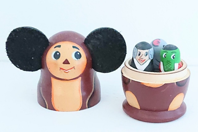 ニキーチン工房 チェブラーシカ・マトリョーシカ /チェブ・ゲーナ