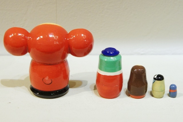 チェブラーシカ・マトリョーシカ（S） 5ピース＜レッド＞ チェブ