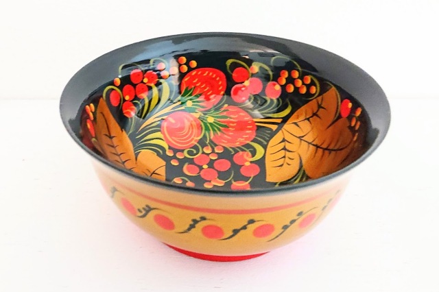 【訳あり】ホフロマ塗り イチゴ&ベリー 小鉢 /直径10cm×高さ4.5cm