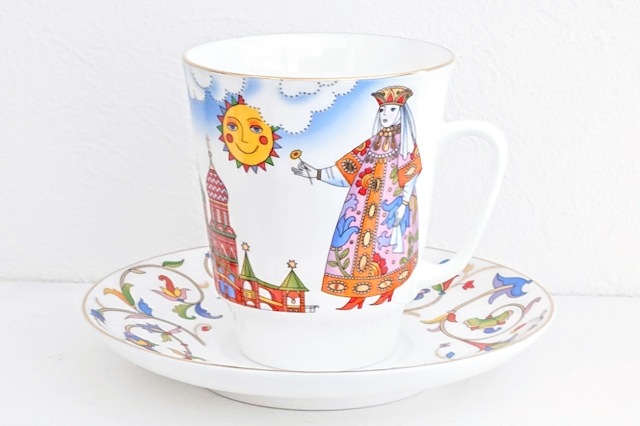 インペリアルポーセレン <モスクワの大聖堂 Московский Собор> コーヒーカップ&ソーサー 165ml