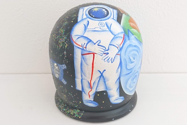 ニキーチン工房　マトリョーシカ　「宇宙旅行」　オルゴール付き　ロシア　宇宙 ニキーチン工房 マトリョーシカ 「宇宙旅行」 オルゴール付き