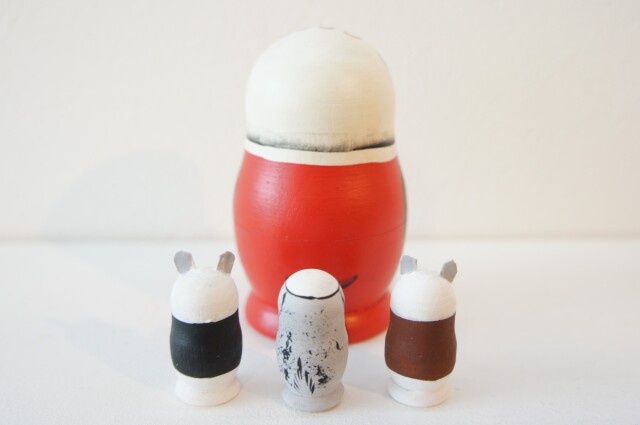 専用】ロシア☆宇宙マトリョーシカ『ミニロケット宇宙飛行士