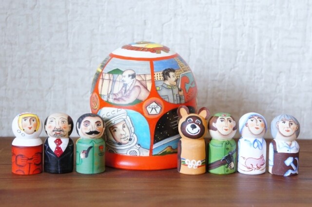 ニキーチン工房作 「ソビエト連邦 СССР」 ドーム型