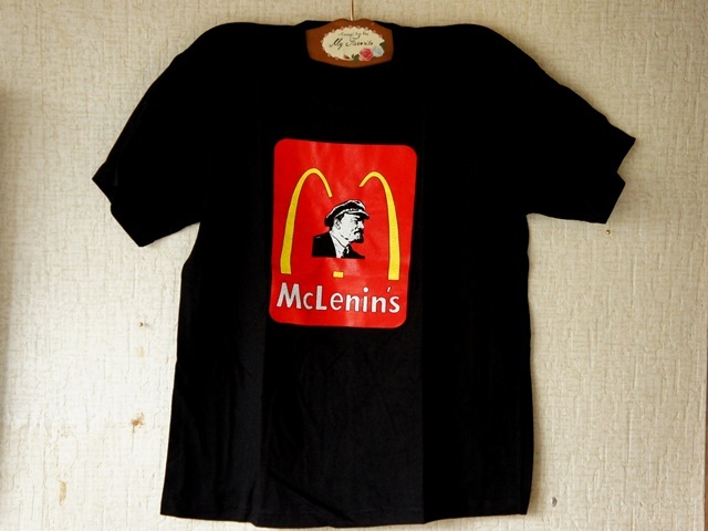 ロシアン・パロディＴシャツ　McLenin's マクレーニンズ　/男女兼用 【クリックポスト送付可】