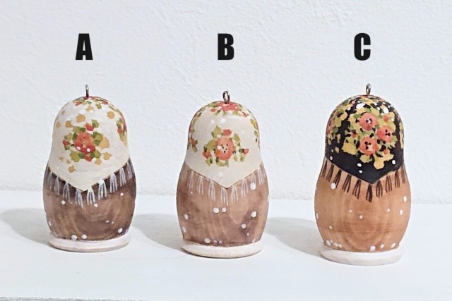 【専用】ロシア雑貨☆マトリョーシカ型オーナメント& ベル型オーナメント オリガ作 専用】ロシア雑貨☆マトリョーシカ型オーナメント& ベル型
