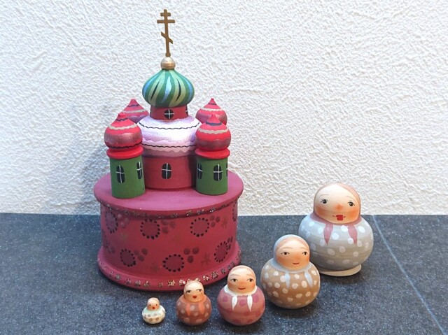 ロシア雑貨☆ロシア正教寺院オーナメント タマラ作 玉ねぎ屋根 ロシア雑貨☆ロシア正教寺院オーナメント タマラ作 玉ねぎ屋根