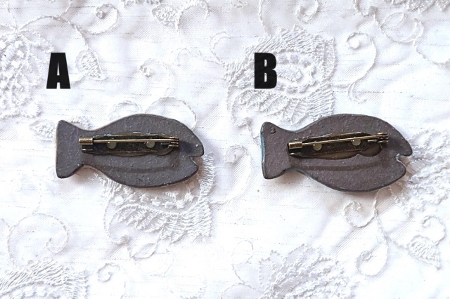 【未使用品】陶華 統元作 ブローチ（縦5☓横3.8cm）箱、しおり付 シタテル ブローチセット