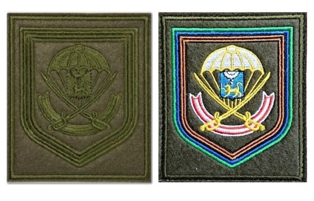ロシア空挺軍 第76親衛空挺師団 第104親衛空中襲撃連隊　袖章パッチ　ベルクロ付【クリックポスト送付可】