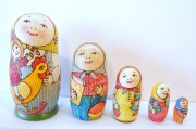 マトリョーシカ　タチアナ・ドゥビニッチ　最古デザイン　ニワトリ マトリョーシカ タチアナ・ドゥビニッチ 最古デザイン ニワトリ