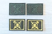 ロシア軍　憲兵（軍警察）ВП（VP）　襟章2個セット　戦地用/通常・式典用　ベルクロ付　【クリックポスト送付可】