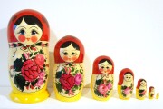 セミョーノフ産 赤ずきんちゃん 伝統的マトリョーシカ 7ピース Aタイプ
