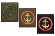 ロシア海軍歩兵 袖章パッチ（ワッペン）　戦地用/通常・式典用　2種類　 ベルクロ付　【クリックポスト送付可】