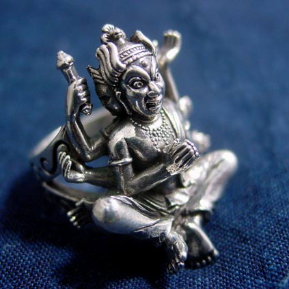 kirin craft シルバー馬頭観音リング