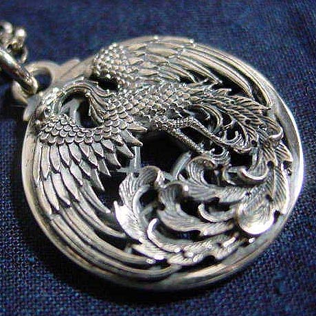 KIRIN CRAFT 鳳凰ペンダントトップ 【丸】