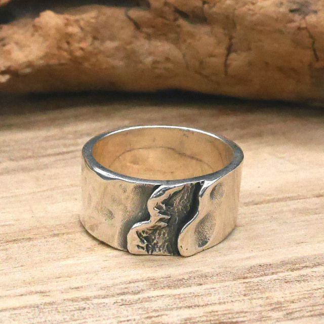 RYOKU　シルバーリング　平打ち